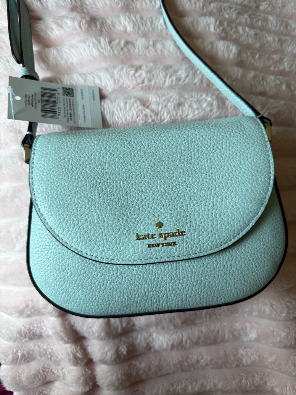 kate spade blue glow pebble leather crossbody - Picture 1 of 7